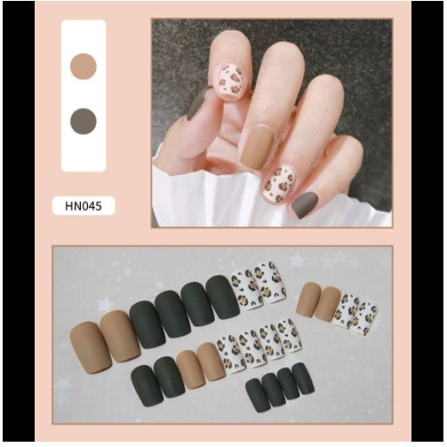 Nail Art Finished Fake Nail Scrub Nail Patch Wearable