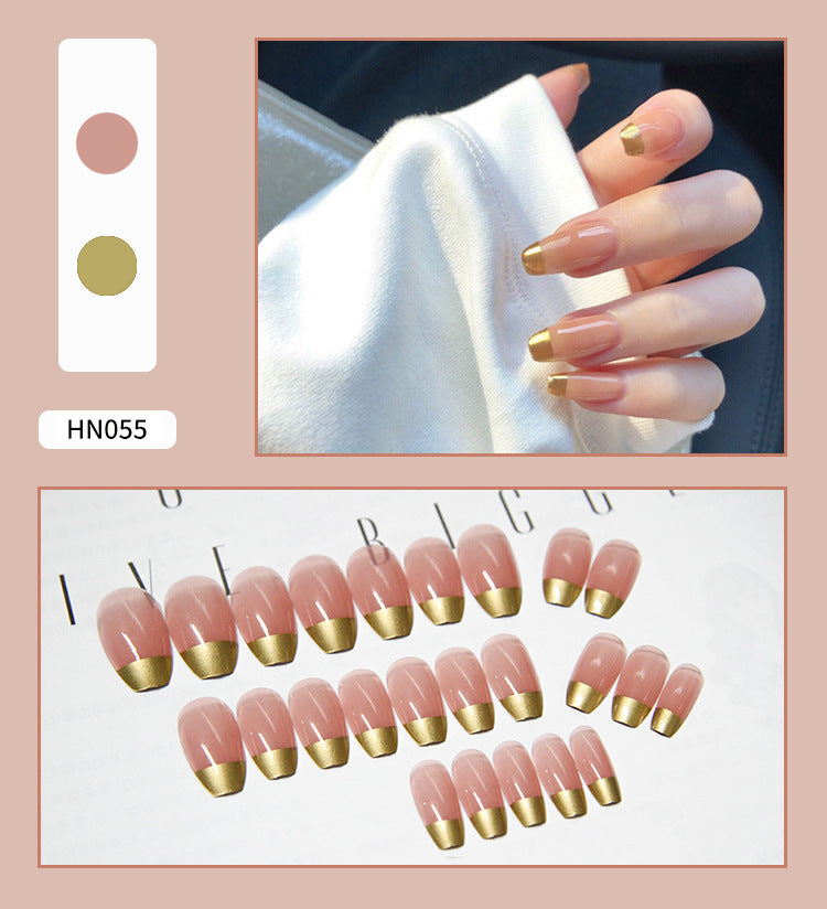 Nail Art Finished Fake Nail Scrub Nail Patch Wearable