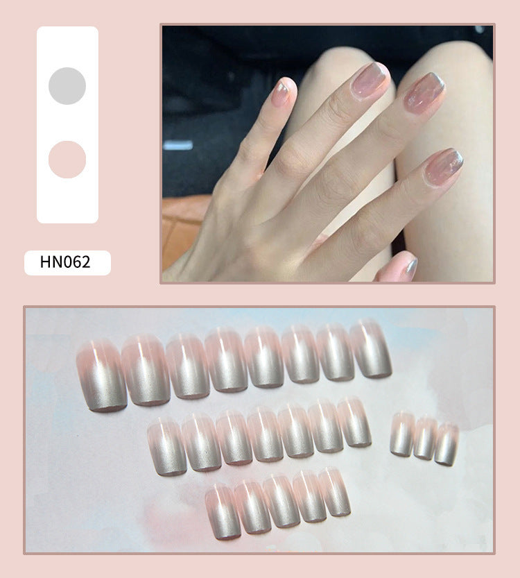 Nail Art Finished Fake Nail Scrub Nail Patch Wearable