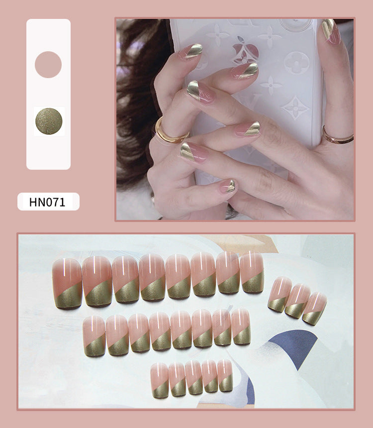 Nail Art Finished Fake Nail Scrub Nail Patch Wearable
