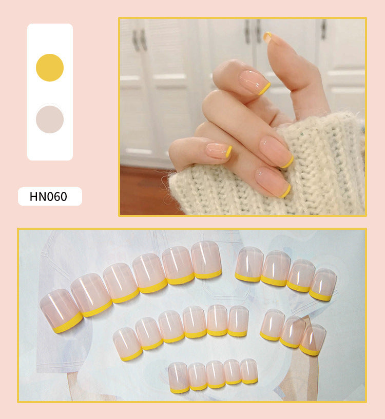 Nail Art Finished Fake Nail Scrub Nail Patch Wearable