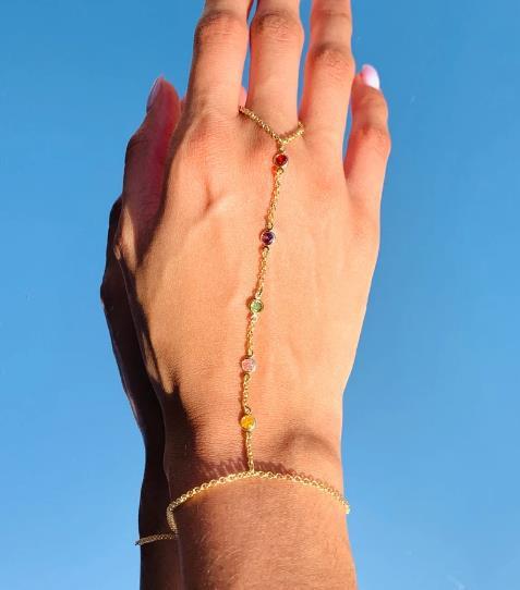 Fashion Personalized Zircon Mitten-type Bracelet Women