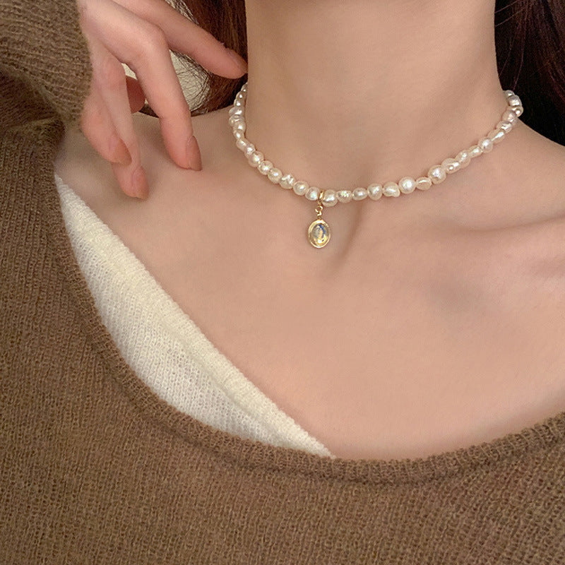 Korean Style New Round Pearl Necklace