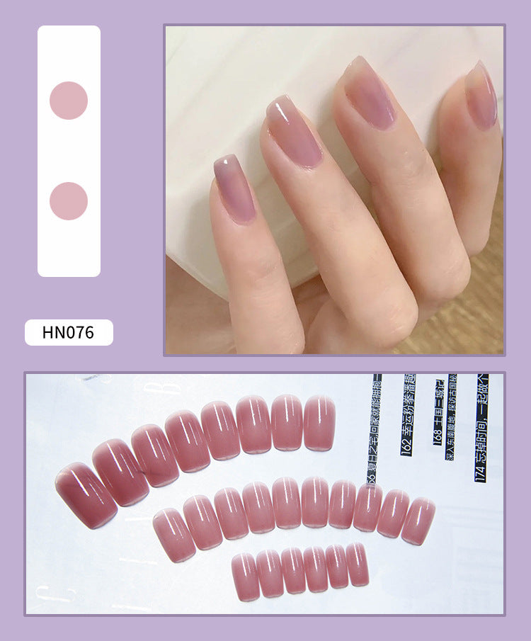 Nail Art Finished Fake Nail Scrub Nail Patch Wearable