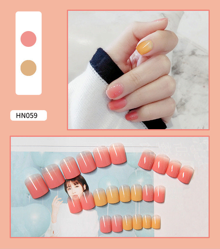 Nail Art Finished Fake Nail Scrub Nail Patch Wearable