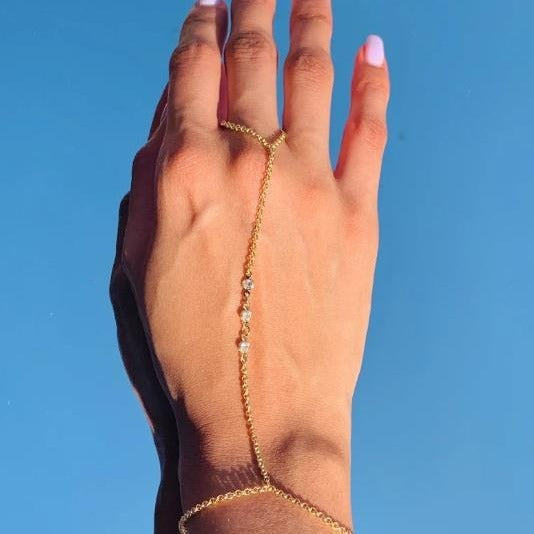 Fashion Personalized Zircon Mitten-type Bracelet Women