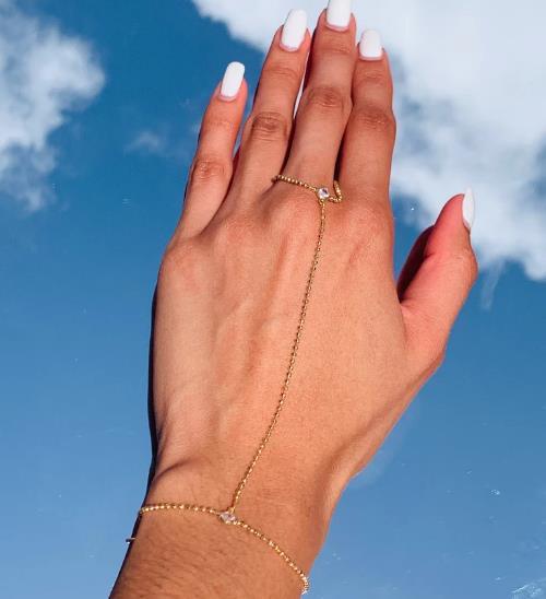 Fashion Personalized Zircon Mitten-type Bracelet Women