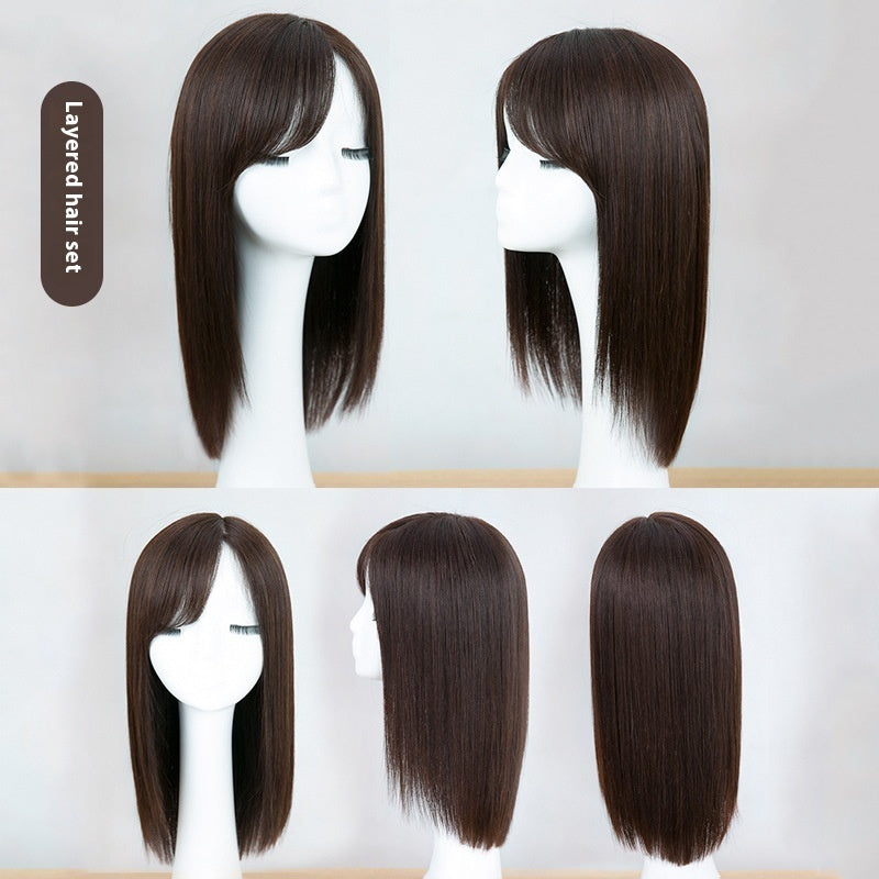 Lace Wig Can Be Dyed And Ironed Full Head Cover