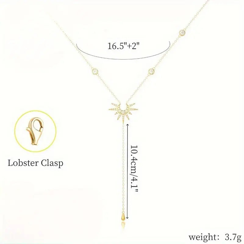 Personalized Zircon Statue Of Liberty Necklace
