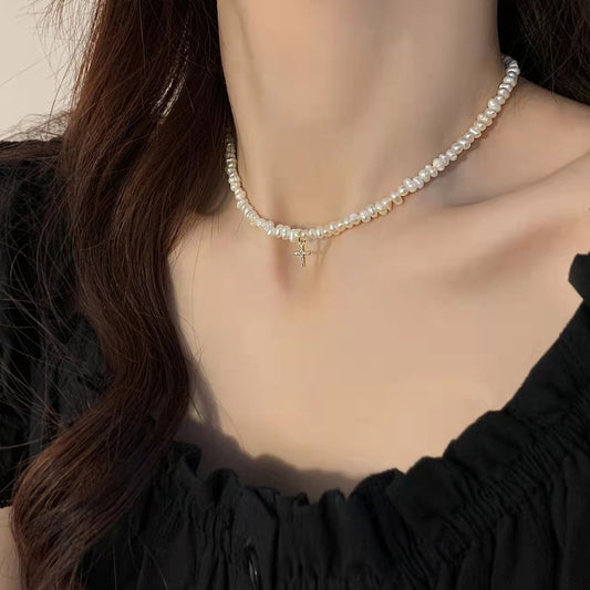 Korean Style New Round Pearl Necklace