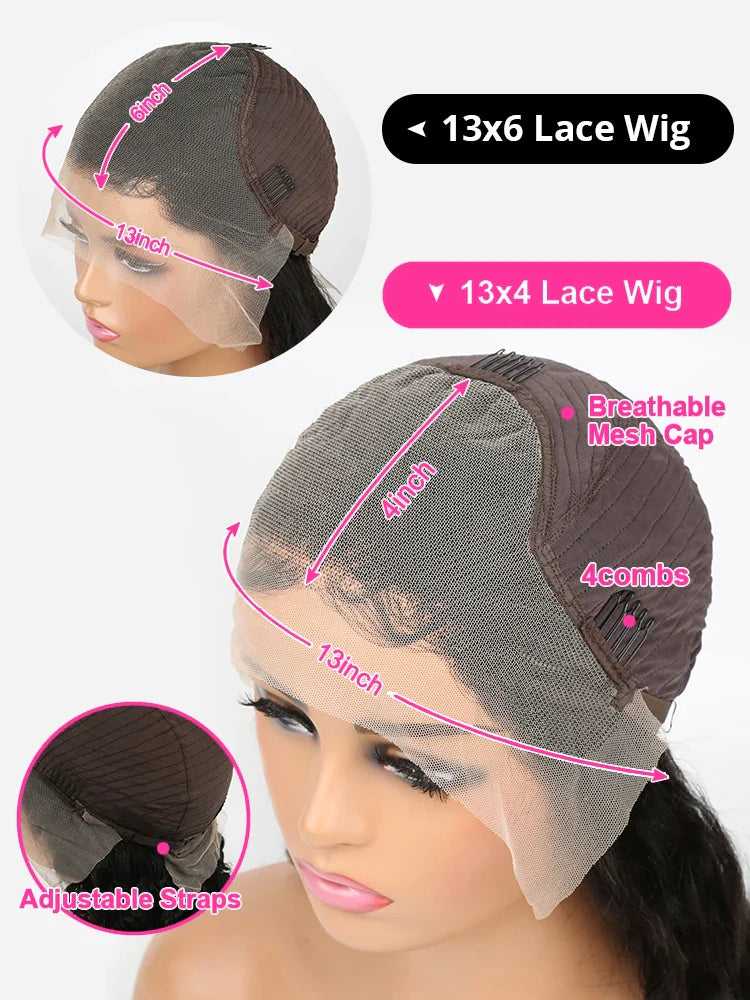 CEXXY 250% High Density Loose Deep Wave 30 40 46Inch 13x6 13x4 HD Lace Frontal Human Hair Wig Brazilian Raw Curly Wigs For Women