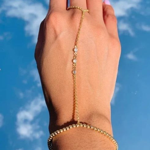 Fashion Personalized Zircon Mitten-type Bracelet Women